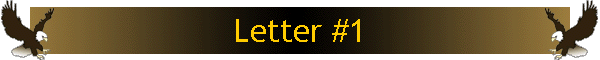 Letter #1
