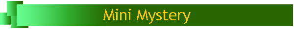 Mini Mystery