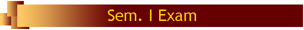 Sem. I Exam