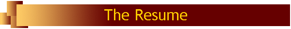 The Resume